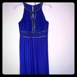 Royal blue formal dress